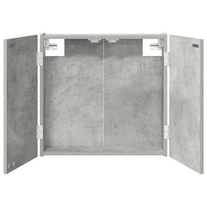 vidaXL Omara za tarče Betonsko siva 56 x 12 x 53,5 cm Inženirski les