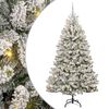 vidaXL Umestno božično drevo 240 cm 300 LED Toplo bela PVC in jeklo
