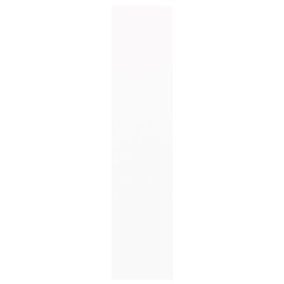 vidaXL Knjižna omara/pregrada bela 40x30x135 cm