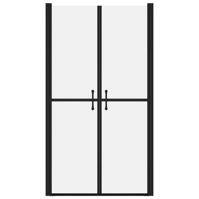 vidaXL Vrata za tuš mlečna ESG (78-81)x190 cm