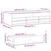 vidaXL Dnevna postelja s predali brez vzmetnice 75x190 cm