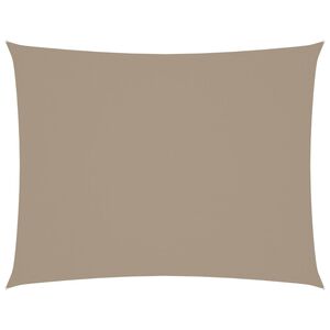 vidaXL Senčno jadro oksford blago pravokotno 2x3 m taupe