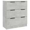 vidaXL Komoda betonsko siva 60x30x70 cm konstruiran les