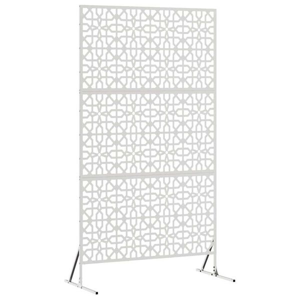 vidaXL Zaslonska zaščita Siva 100 x 50 x 180 cm Jeklo