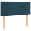 vidaXL Posteljno vzglavje temno modro 80x5x78/88 cm žamet