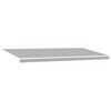 vidaXL Nadomestno platno za tendo Svetlo siva 580 x 345 cm Poliester