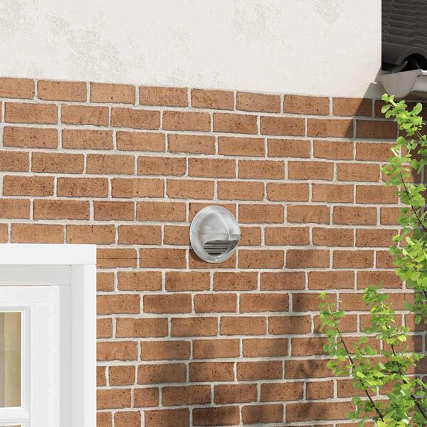 vidaXL Pokrovi za zračne ventile 8 pcs srebrna 150 mm Nerjaveče jeklo