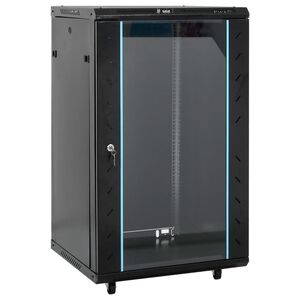 vidaXL Omrežna omarica 18U z nogami 19" IP20 60x60x100 cm