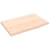 vidaXL Kopalni&scaron;ki pult 60x40x2 cm neobdelan trden les