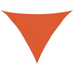 vidaXL Senčno jadro 160 g/m&sup2; oranžno 3x3x4,2 m HDPE