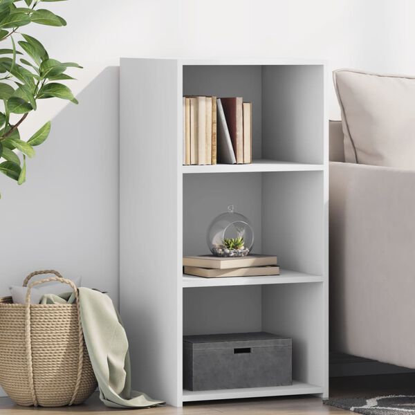 vidaXL Komoda bela 45x41x93 cm inženirski les