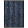 vidaXL Predpražnik črtast moder 40x60 cm