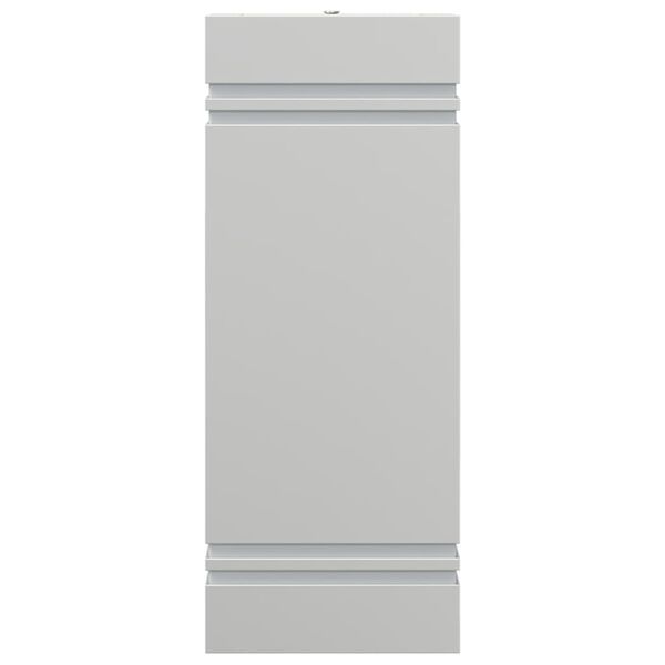 vidaXL Zunanja stenska svetilka 2 kosa srebrna nerjaveče jeklo