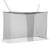 vidaXL Komarica za posteljo 156 mesh Črna 220 x 120 x 150 cm Poliester