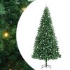 vidaXL Umestno božično drevo Zelena 300 cm PVC, kovina in plastika
