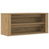 vidaXL Klop za čevlje artisan hrast 100x35x45 cm inženirski les