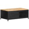 vidaXL Klubska mizica 90x50x37 cm trden robusten mangov les