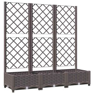 vidaXL Vrt Rjava 120 x 40 x 121,5 cm