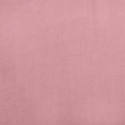 vidaXL Pasja postelja roza 80x45x30 cm žamet