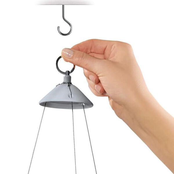 LECHUZA Viseč cvetlični lonec NIDO Cottage 28 ALL-IN-ONE bel