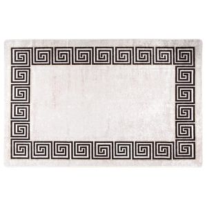 vidaXL Pralna preproga 80x150 cm svetlo bež protizdrsna