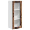 vidaXL Stenski stekleni omarica PORTO Star les 40 x 31 x 100 cm