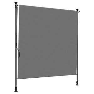 vidaXL Zunanja Rolfa Svetlo siva 100 x 270 cm