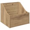 vidaXL &Scaron;katla za LP plo&scaron;če Artisan hrast 37 x 33 x 32 cm