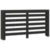 vidaXL Pokrov radiatorja Črna 175 x 20 x 82 cm Inženirski les