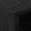 vidaXL Knjigovni omar 2 pcs Črna Orehovina 99,5 x 30 x 108,5 cm