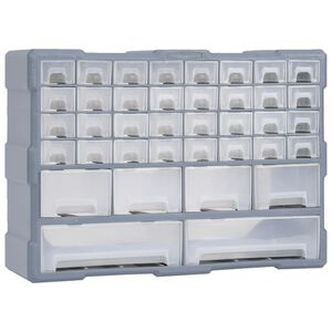 vidaXL Organizator s 38 predali 52x16x37,5 cm