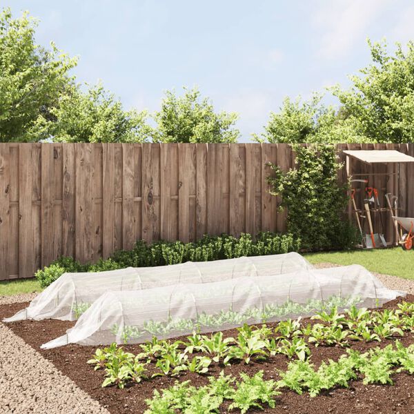 vidaXL Tunel iz mreže 2 kosa 1,5x5 m steklena vlakna in PP