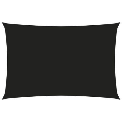 vidaXL Senčno jadro oksford blago pravokotno 2x4,5 m črno