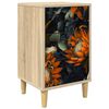 vidaXL Nočna omarica LOCHEM Sonoma hrast 36 x 33 x 60 cm