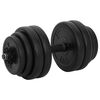 vidaXL Utež 15 kg