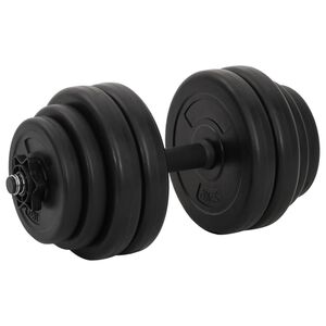 vidaXL Utež 15 kg