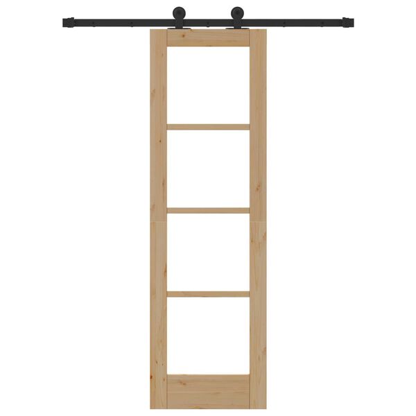 vidaXL Drsna vrata ORKDAL Naravna 61 x 198,5 cm