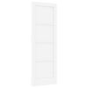 vidaXL Notranja vrata 73,5 x 211 cm Vezani les Bela