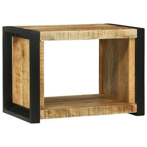 vidaXL Stenska kocka Rjava 55 x 35 x 40 cm Masiven les manga