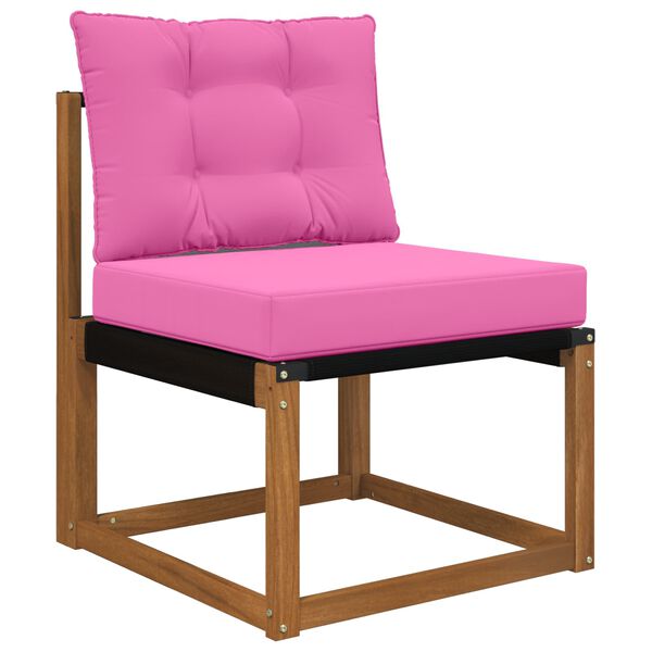 vidaXL Zunanja blazina za kavč 2 pcs Roza Poliester