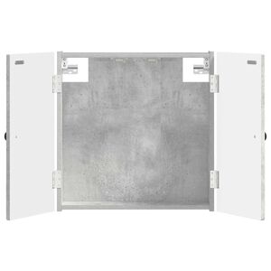 vidaXL Omara za tarče BREDA Betonsko siva 52,5 x 10,5 x 53,5 cm