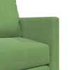 vidaXL Sofa postelja Svetlo zelena 204 x 122 x 60 cm Žamet