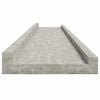 vidaXL Stenske police 2 kosa betonsko sive 115x9x3 cm