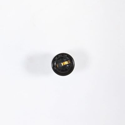 vidaXL Industrijska viseča svetilka 25 W črna okrogla les 50 cm E27