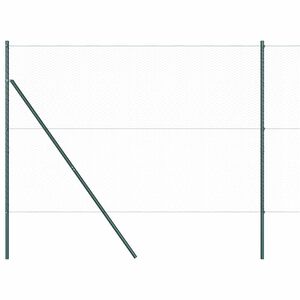 vidaXL Heksagonalna podpora za ograjo 100 x 1,6 m Jeklo s PVC premazom