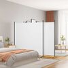 vidaXL Paravan 4-delni bel 698x180 cm blago