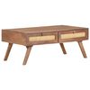 vidaXL Klubska mizica 100x60x40 cm trden mangov les