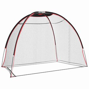 vidaXL Pripomoček za golf trening Črna 314 x 150 x 206 cm Poliester