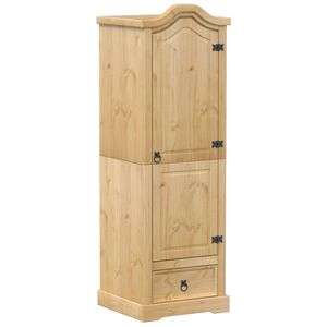 vidaXL Garderobna omara Corona 55x52x170 cm trdna borovina