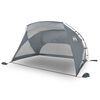 vidaXL &Scaron;otor za na plažo siv 274x178x170/148 cm 185T poliester